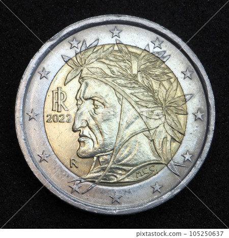 2 Euro standard coin from Italy 2 Euro standard coin from Italy 105250637