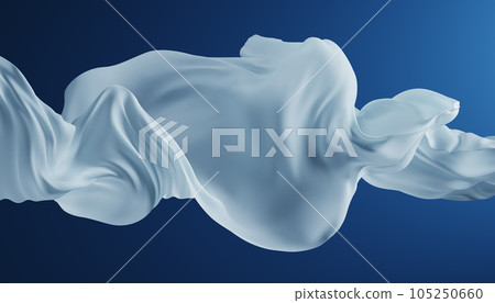 Abstract wave fabric movement dynamic. 105250660