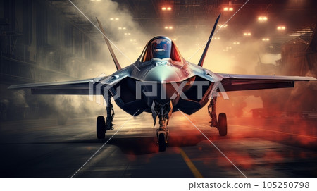 Epic illustration US Air Force Lockheed Martin F-35 Lightning II AI Epic illustration US Air Force Lockheed Martin F-35 Lightning II AI 105250798