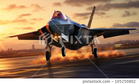 Epic illustration US Air Force Lockheed Martin F-35 Lightning II AI Epic illustration US Air Force Lockheed Martin F-35 Lightning II AI 105250802