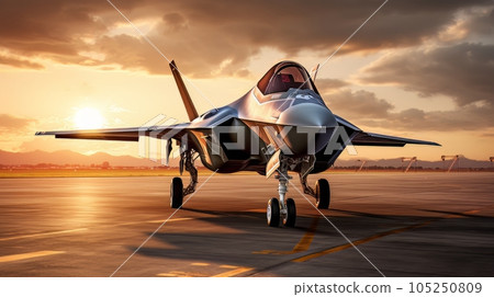 Epic illustration US Air Force Lockheed Martin F-35 Lightning II AI Epic illustration US Air Force Lockheed Martin F-35 Lightning II AI 105250809