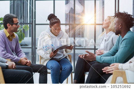 business people attending a seminar in board room. 105251692