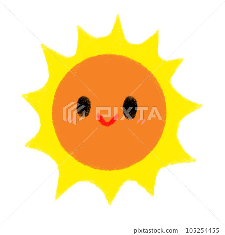 cute weather emotions hand drawn watercolor 105254455