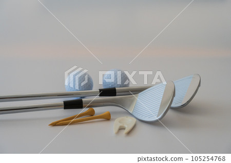 Golf club golf equipment sports white background image material Golf club golf equipment sports white background image material 105254768
