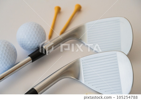 Golf club golf equipment sports white background image material 105254788