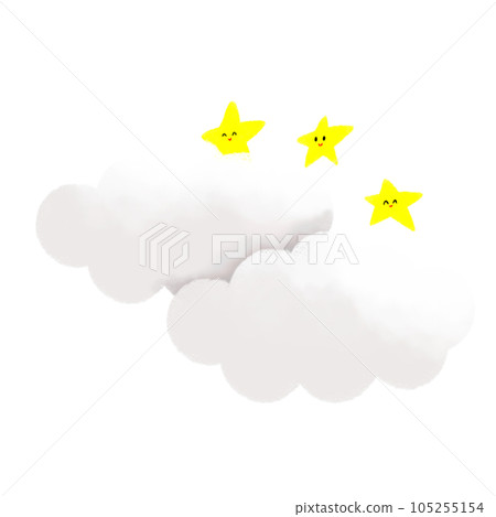 cute weather emotions hand drawn watercolor cute weather emotions hand drawn watercolor 105255154