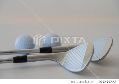 Golf club golf equipment sports white background close-up material 105255228