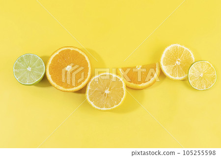 fruit still life photo, orange, lemon and lime fruit still life photo, orange, lemon and lime 105255598