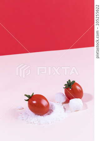 fruit still life photo, tomato and sugar fruit still life photo, tomato and sugar 105255622