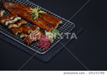 korean traditional food, grilled eel korean traditional food, grilled eel 105255799