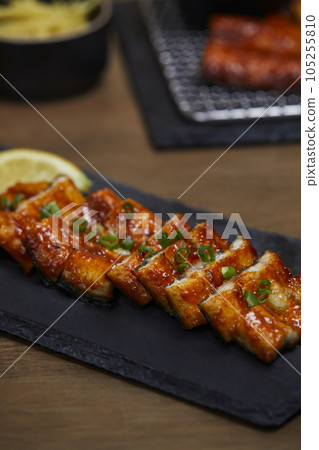 korean traditional food, grilled eel korean traditional food, grilled eel 105255810
