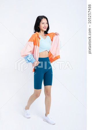 healthy beauty concept photo of korean asian beautiful woman wearing jacket healthy beauty concept photo of korean asian beautiful woman wearing jacket 105257486