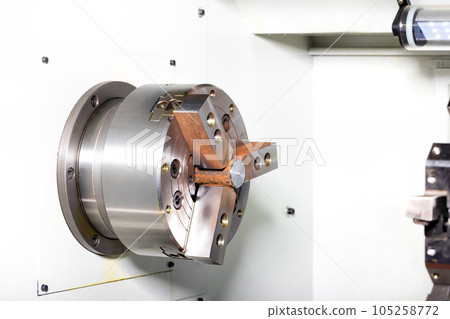 Three-jaw soft hydraulic chuck for turret lathe. 105258772