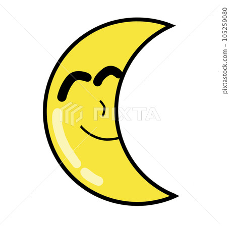 banana, vector, moon 105259080