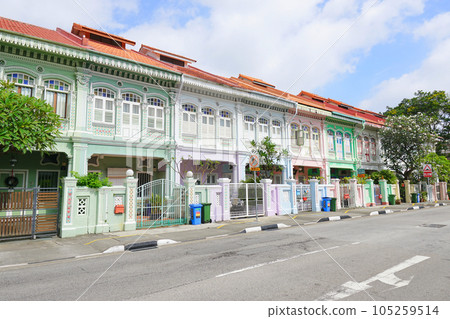 Peranakan architecture, Katong District, Singapore Peranakan architecture, Katong District, Singapore 105259514