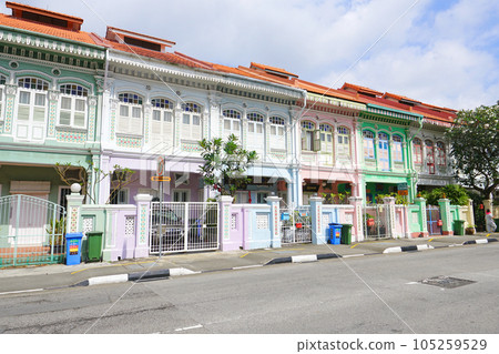Peranakan architecture, Katong District, Singapore Peranakan architecture, Katong District, Singapore 105259529