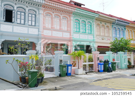 Peranakan architecture, Katong District, Singapore Peranakan architecture, Katong District, Singapore 105259545