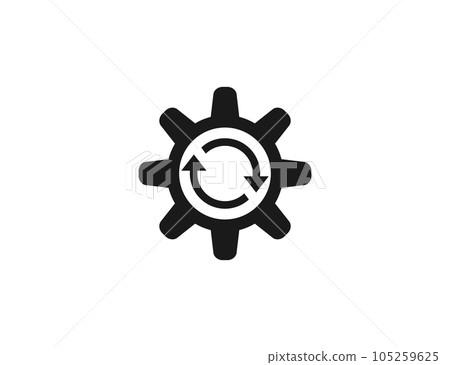 Automatism, process icon. Vector illustration. Automatism, process icon. Vector illustration. 105259625