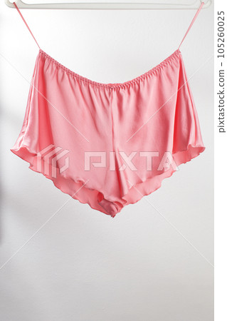 Pink satin women's pajama pants. Pink satin women's pajama pants. 105260025
