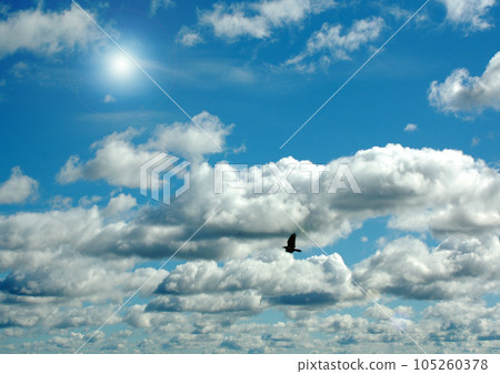 Cloudy sky background Cloudy sky background 105260378