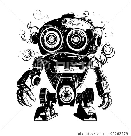 Vector drawing robot Vector drawing robot 105262579
