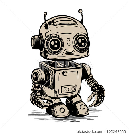 Vector drawing robot Vector drawing robot 105262633