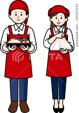 Bento store clerk Male and female 105263242
