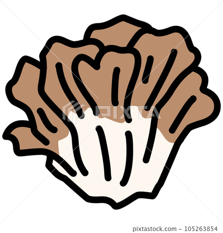 一個簡單的變形舞茸插圖 105263854