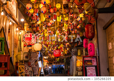 《Osaka Prefecture》Back Temma Lantern Street/Bar Street 105266105