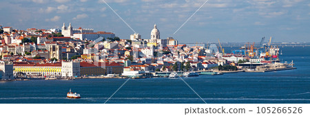 Panoramic view of the city of Lisbon Panoramic view of the city of Lisbon 105266526