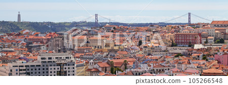 Panoramic view of Lisbon 105266548