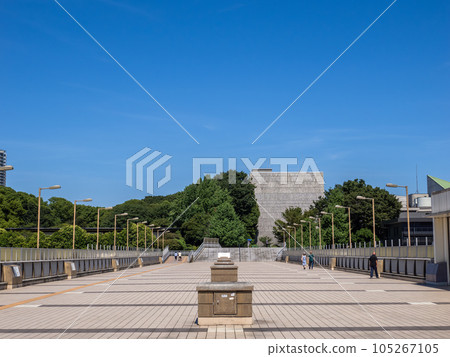 An aerial corridor under the blue sky, an east-west free passage that crosses JR Ueno Station [Panda Bridge] 105267105