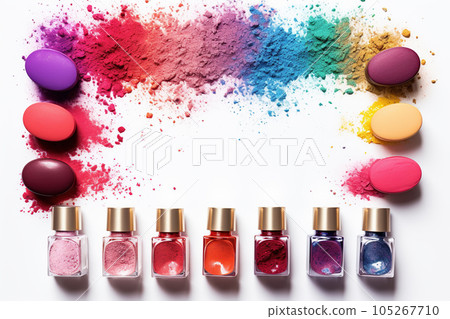 Assorted make up in studio 105267710