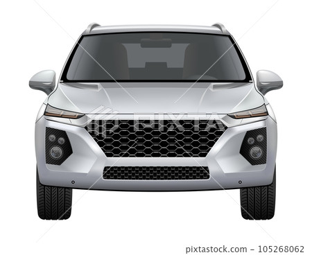 realistic vector car SUV with transparency realistic vector car SUV with transparency 105268062