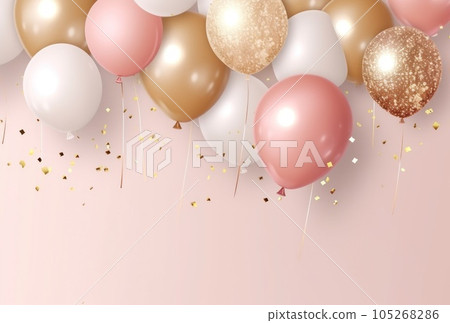 Party holiday background with balloons 105268286