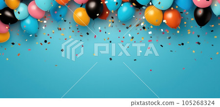 Balloon holiday background Balloon holiday background 105268324