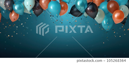 Balloon holiday background 105268364