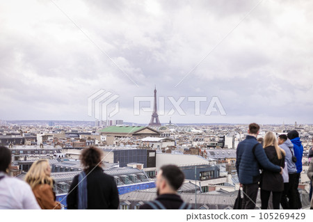 View from Galeries Lafayette rooftop View from Galeries Lafayette rooftop 105269429
