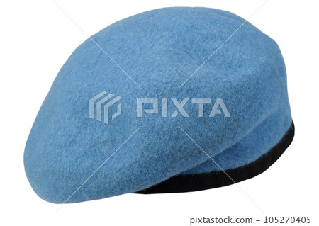 Army uniform blue beret 105270405