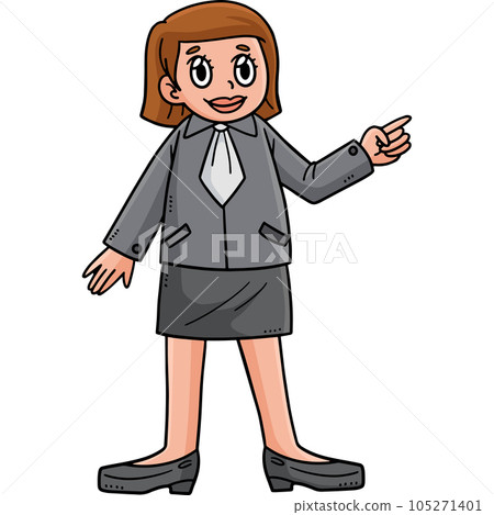 Back To School Teacher Cartoon Colored Clipart Back To School Teacher Cartoon Colored Clipart 105271401
