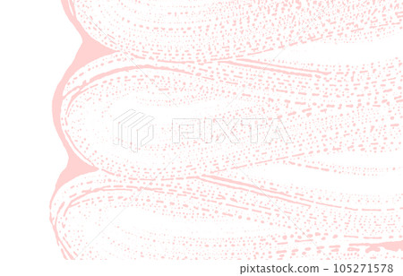 Grunge texture. Distress pink rough trace. Fancy background. Noise dirty grunge texture. Exotic artistic surface. Vector illustration. 105271578