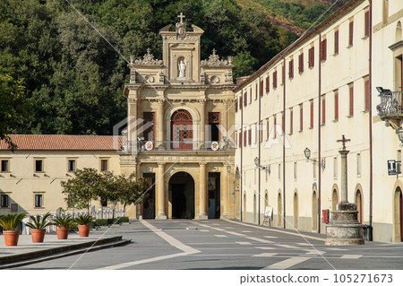 The catholic sanctuary of San Francesco di Paola, famous pilgrimage destination in Calabria region, Italy The catholic sanctuary of San Francesco di Paola, famous pilgrimage destination in Calabria region, Italy 105271673