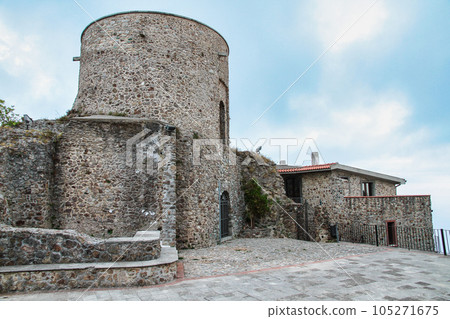 Guardia Piemontese, district of Cosenza, Calabria, Italy. Torre and Porta del Sangue Guardia Piemontese, district of Cosenza, Calabria, Italy. Torre and Porta del Sangue 105271675
