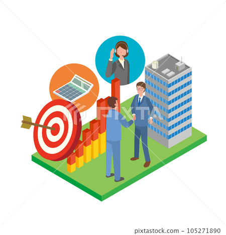 臨時人員和外包的圖像說明 臨時人員和外包的圖像說明 105271890