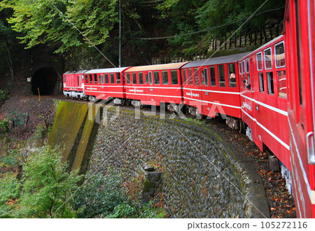 大井川鐵道,由DD20牽引的列車,從後部客車 大井川鐵道,由DD20牽引的列車,從後部客車 105272116