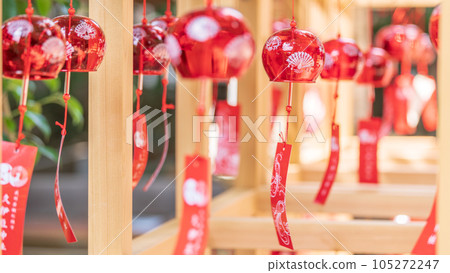 埼玉縣岩槻市久西津神社的江戶風鈴 埼玉縣岩槻市久西津神社的江戶風鈴 105272247