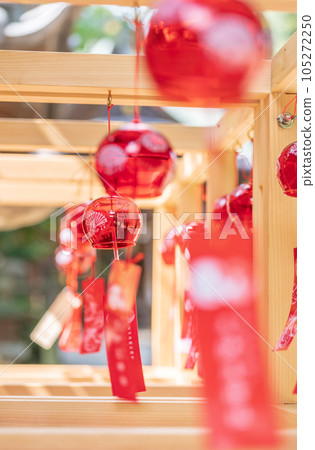 埼玉縣岩槻市久西津神社的江戶風鈴 105272250