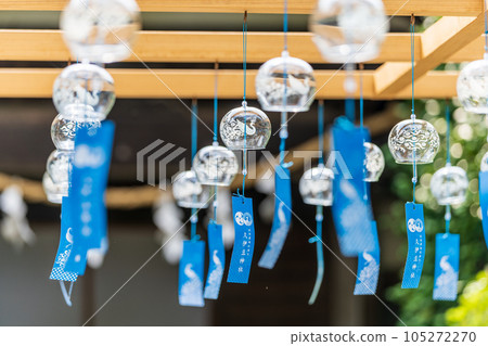 埼玉縣岩槻市久西津神社的江戶風鈴 105272270