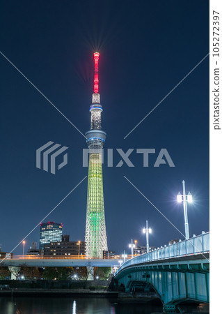 “東京”點亮東京晴空塔夜景 105272397