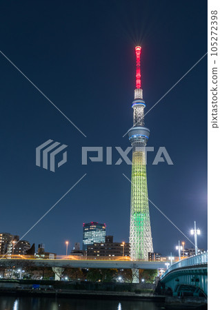 “東京”點亮東京晴空塔夜景 105272398